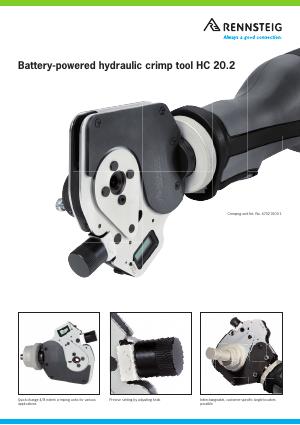 Flyer Battery-powered hydraulic crimp tool HC 20.2