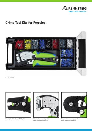 Flyer Crimp Tool Kits for Ferrules