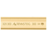 Крейцмейсель DIN 6451, ширина резца 9 мм, (23 x 13) x 300 мм, плоско-овальный профиль RENNSTEIG 320 300 0 — фото 6