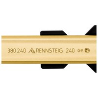 Шлицевое зубило, прямое 265 x 44 x 12 мм в блистере RENNSTEIG 380 240 0 SB — фото 6