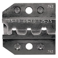 Плашка опресс. 0,5–1,0 мм² / 0,5–1,0 мм² /, 1,25–2,5 мм² RENNSTEIG 624 742 3 0